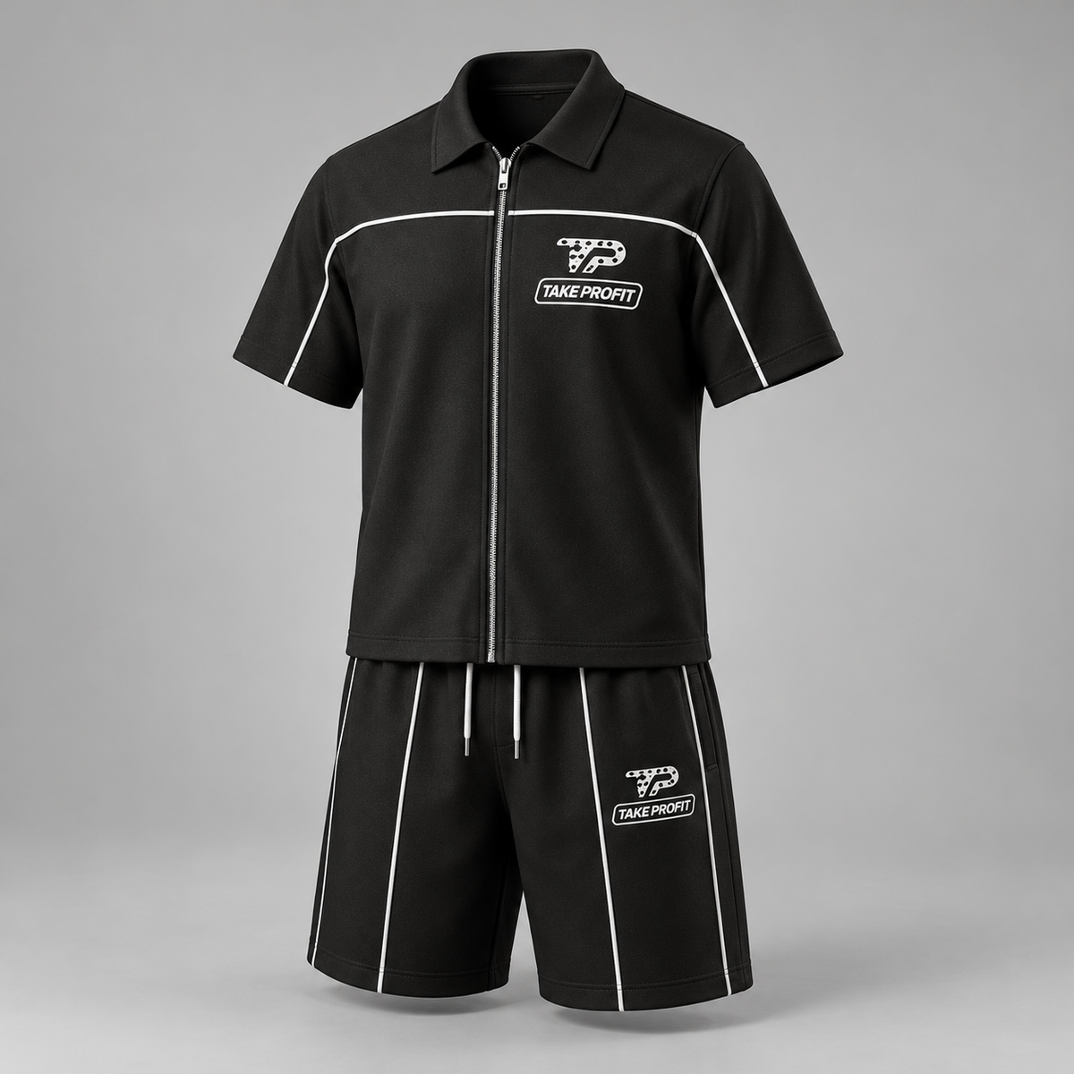 TP Contrast Polo Set — model-free product view